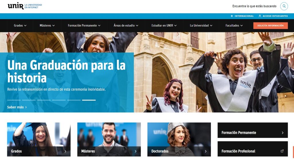 Mejores universidades online en España_UNIR