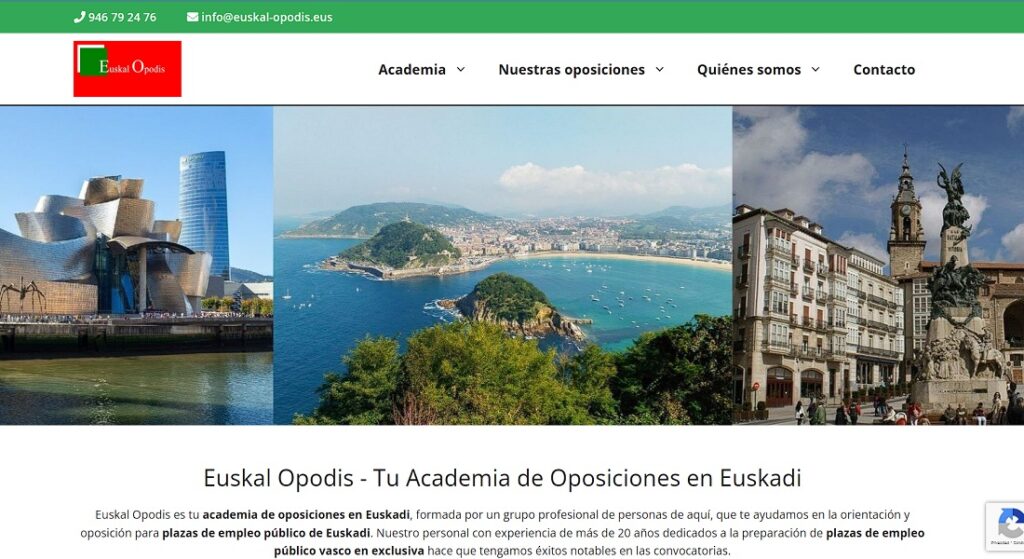 Mejores academias de oposiciones: Euskal Opodis